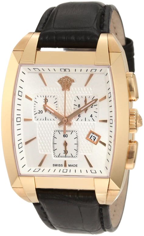 versace rose gold chronograph watch